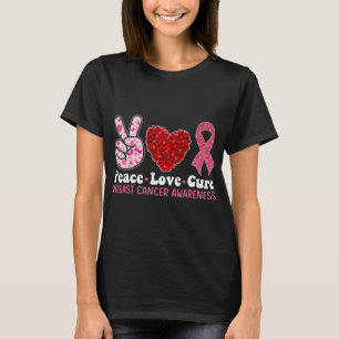 Camiseta Conciencia Sobre El Cáncer De Mama Para Las Mujere