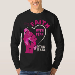 Camiseta CONCIENCIA SOBRE EL Cáncer de Mama POR MIEDO