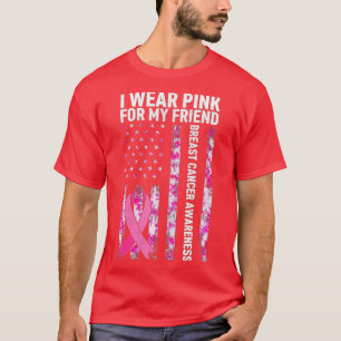 Camiseta Conciencia sobre el cáncer de mama que llevo rosa