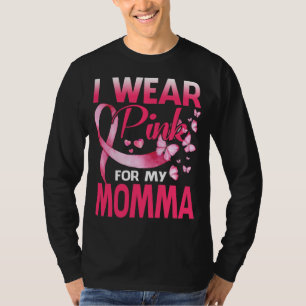 Camiseta Conciencia sobre el cáncer de mama Que llevo rosad