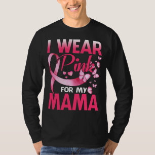 Camiseta Conciencia sobre el cáncer de mama Que llevo rosad