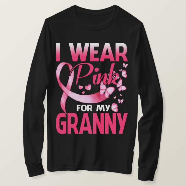 Camiseta Conciencia sobre el cáncer de mama Que llevo rosad (Anverso del diseño)