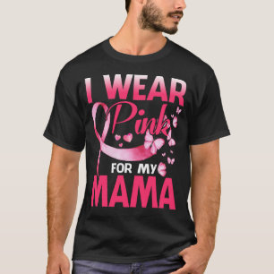 Camiseta Conciencia sobre el cáncer de mama Que llevo rosad