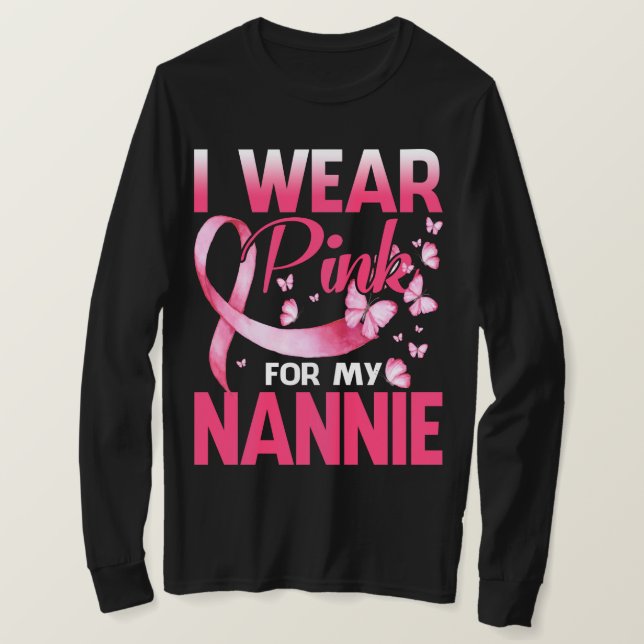 Camiseta Conciencia sobre el cáncer de mama Que llevo rosad (Anverso del diseño)