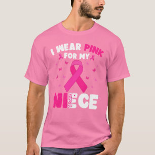 Camiseta Conciencia sobre el cáncer de mama Que llevo rosad