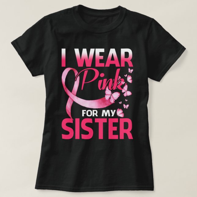 Camiseta Conciencia Sobre El Cáncer De Mama Que Uso Rosa Pa (Diseño del anverso)