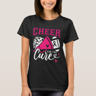 Camiseta Conciencia Sobre El Cáncer De Mama Saluda La Cura