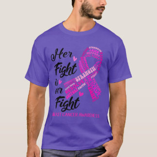 Camiseta Conciencia sobre el cáncer de mama Su lucha es nue