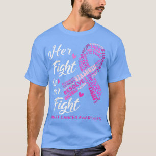 Camiseta Conciencia sobre el cáncer de mama Su lucha es nue