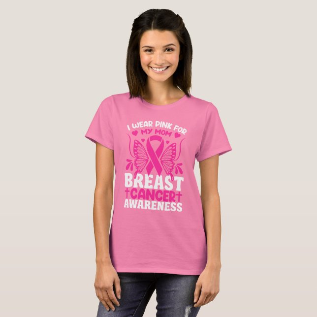 Camiseta conciencia sobre el cáncer de mama T-Shirt 2024 (Anverso completo)