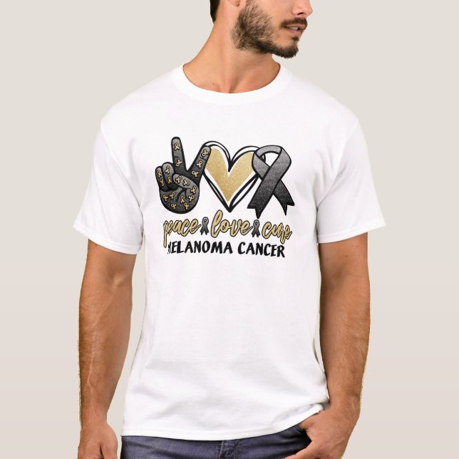 Camiseta Conciencia sobre el cáncer de Melanoma (Anverso)