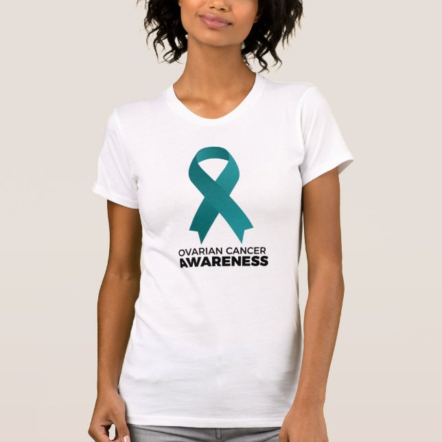 Camiseta Conciencia sobre el cáncer de ovario (Anverso)