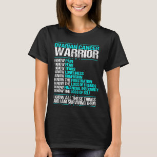 Camiseta Conciencia sobre el cáncer de ovario Conozco Dolo