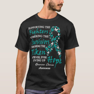 Camiseta Conciencia sobre el cáncer de ovario en apoyo de l