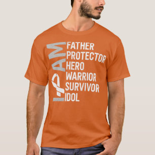 Camiseta Conciencia sobre el cáncer de pulmón Soy Padre Her