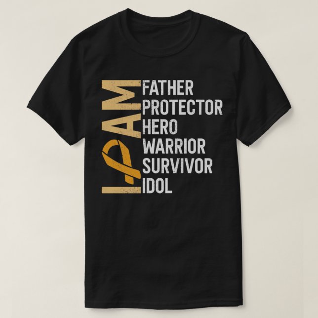 Camiseta Conciencia sobre el cáncer de riñón Soy Padre Hero (Diseño del anverso)