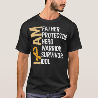 Camiseta Conciencia sobre el cáncer de riñón Soy Padre Hero