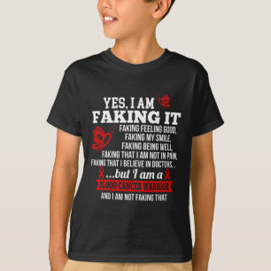 Camiseta Conciencia sobre el cáncer de sangre - Sí, estoy f
