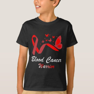 Camiseta Conciencia sobre el cáncer de sangre Soporte de la