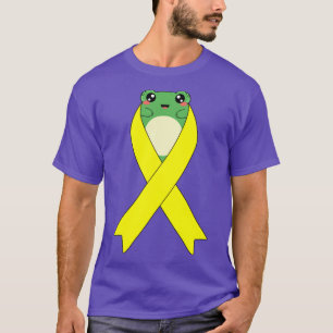 Camiseta Conciencia sobre el cáncer de sarcoma Cinta amaril