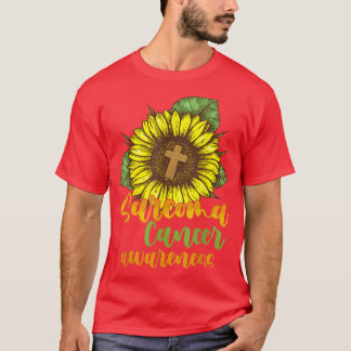 Camiseta Conciencia sobre el cáncer de sarcoma Fe del giras