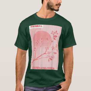 Camiseta Conciencia sobre el cáncer endometrial Sakura cere