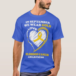 Camiseta Conciencia Sobre El Cáncer Infantil En 9 Usamos Or