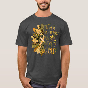 Camiseta Conciencia Sobre El Cáncer Infantil En Septiembre,