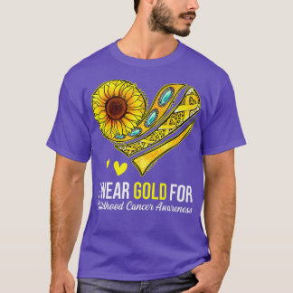 Camiseta Conciencia sobre el cáncer infantil en septiembre
