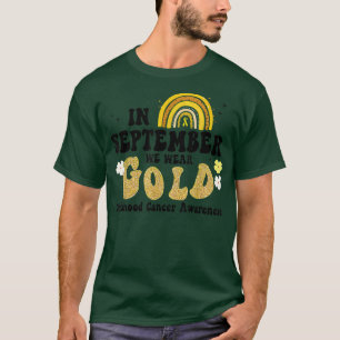 Camiseta Conciencia sobre el cáncer infantil en septiembre