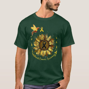 Camiseta Conciencia sobre el cáncer infantil Hummingbird Su