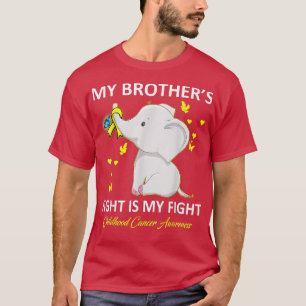 Camiseta Conciencia sobre el cáncer infantil La lucha de mi