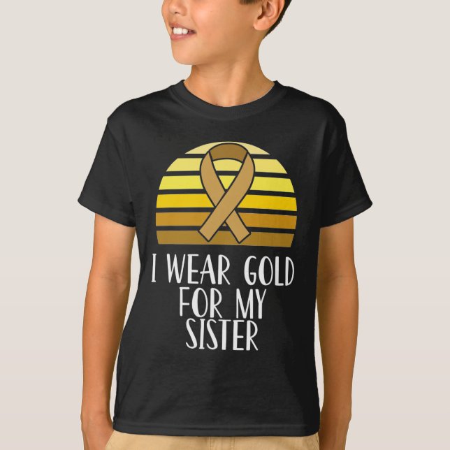 Camiseta Conciencia sobre el cáncer infantil que llevo Herm (Anverso)