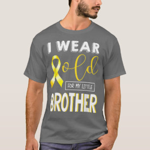 Camiseta Conciencia sobre el cáncer infantil que llevo oro