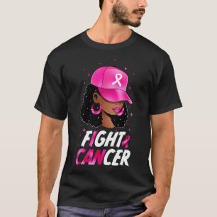 Camiseta Conciencia sobre el cáncer Mujeres negras guerrera