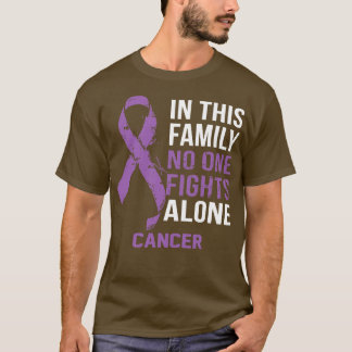 Camiseta Conciencia Sobre El Cáncer: Nadie Lucha Solo Por L
