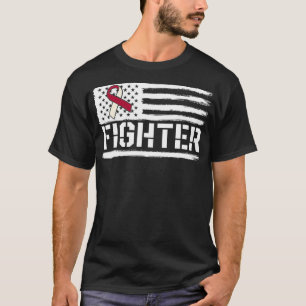 Camiseta Conciencia sobre el cáncer oral Cabeza de garganta