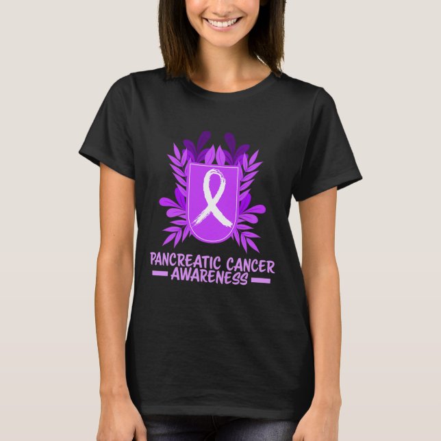 Camiseta Conciencia sobre el cáncer pancreático Mes de Cint (Anverso)
