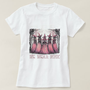 Camiseta Conciencia sobre el cáncer que usamos rosa