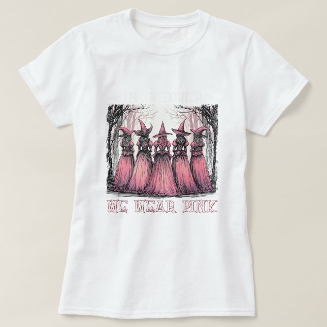 Camiseta Conciencia sobre el cáncer que usamos rosa (Diseño del anverso)