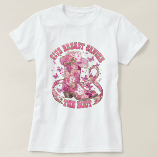 Camiseta Conciencia sobre el cáncer que usamos rosa