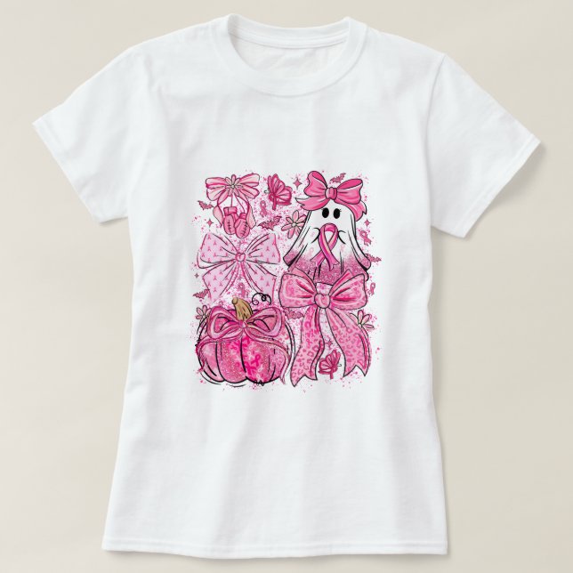 Camiseta Conciencia sobre el cáncer que usamos rosa (Diseño del anverso)