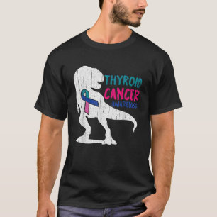 Camiseta Conciencia sobre el cáncer tiroideo Guay T Rex War