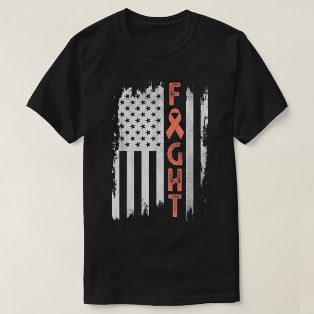 Camiseta Conciencia sobre el cáncer uterino Cinta Endometri (Diseño del anverso)