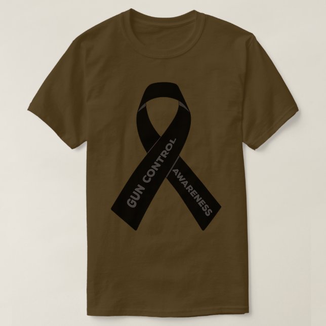 Camiseta Conciencia sobre el control de armas (Diseño del anverso)