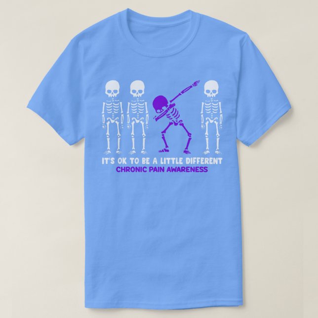 Camiseta Conciencia Sobre El Dolor Crónico Es Bueno Ser Un  (Diseño del anverso)