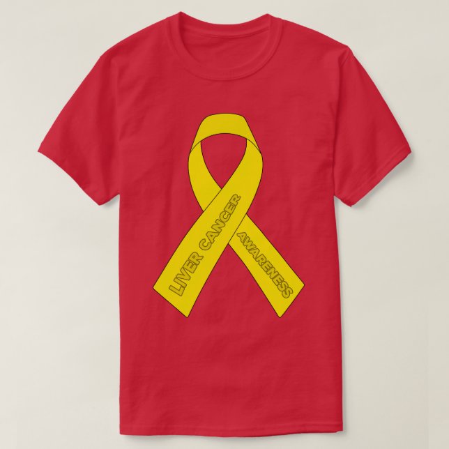 Camiseta Conciencia sobre el hígado (Diseño del anverso)