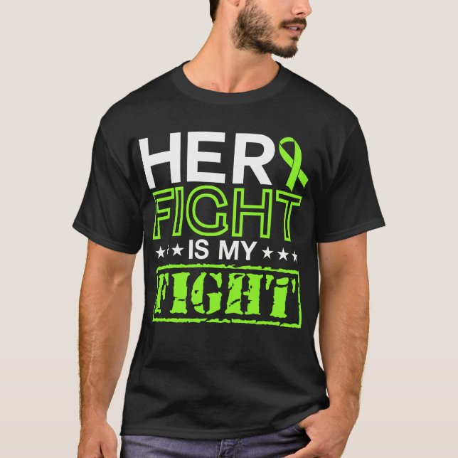 Camiseta Conciencia sobre el linfoma Su lucha es mi apoyo a (Anverso)