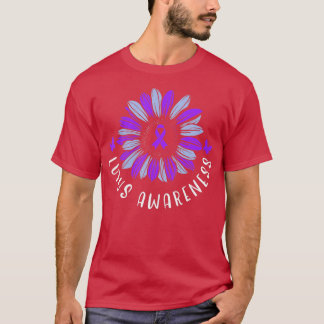 Camiseta Conciencia sobre el lupus Cinta púrpura SLE Diácea