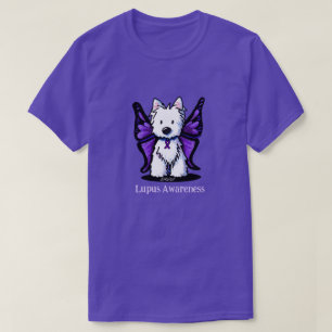 Camiseta Conciencia sobre el Lupus Westie T-Shirt
